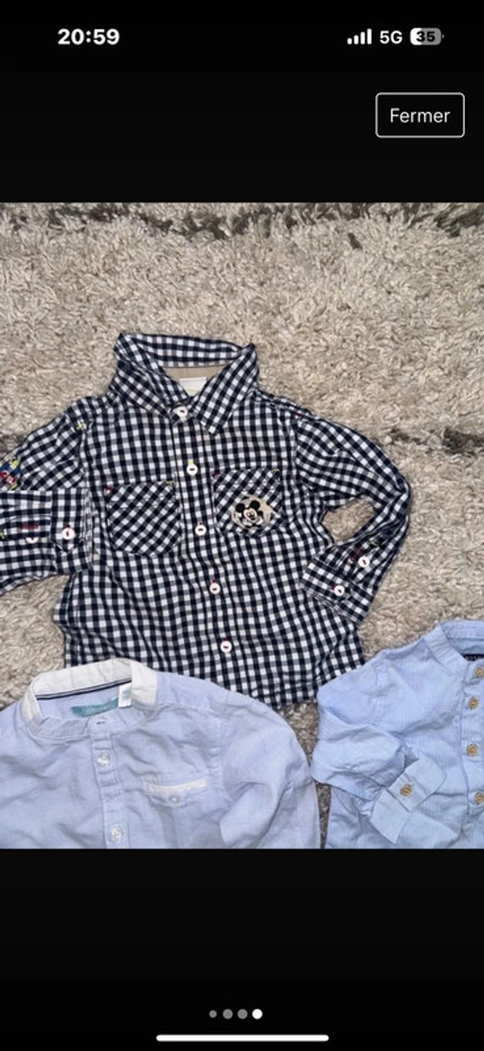 Lot 3 chemises très peu porté - photo numéro 2