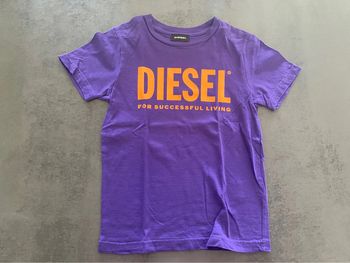 T-shirt violet et orange Diesel 6 ans