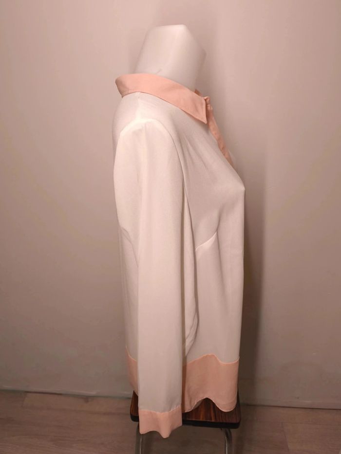 Chemise Atmosphère Femme Taille 46 Blanc-rose - photo numéro 3