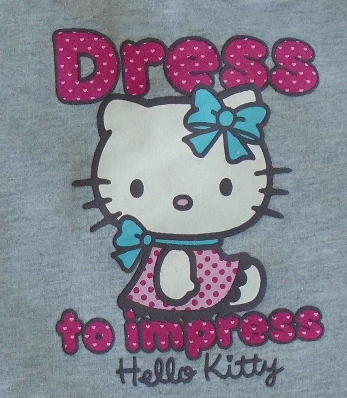 Robe tunique "Hello Kitty" fille 2 ans - photo numéro 2