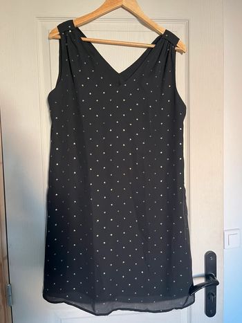 Robe noire et argenté