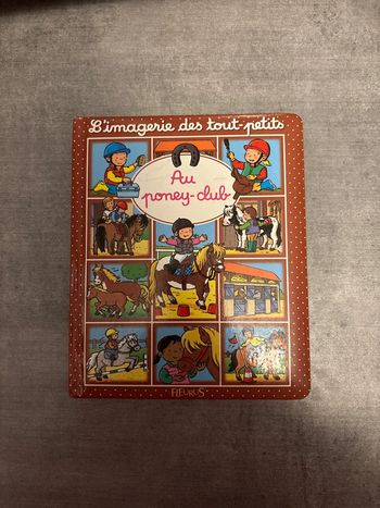 Livre l’imagerie de tout petit au poney Club