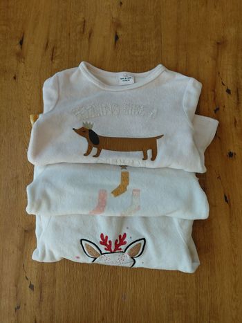 Lot pyjama 86cm 2 ans 