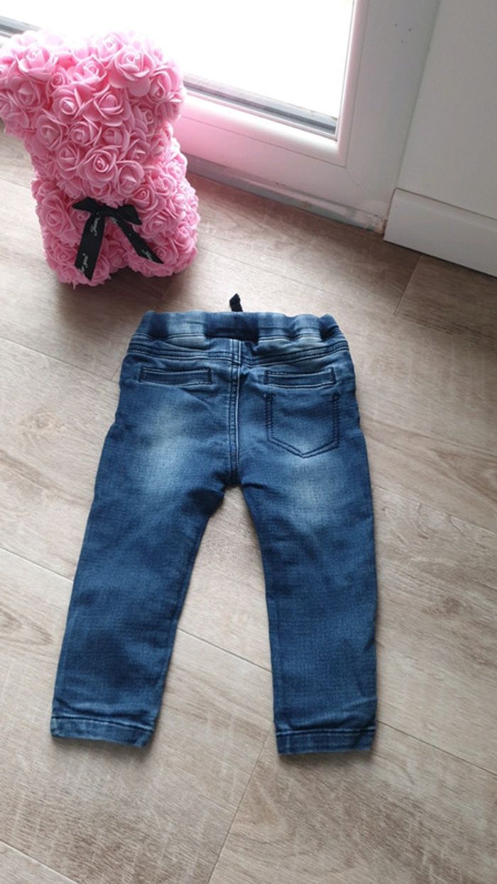 Jeans 18m effet délavé - photo numéro 2