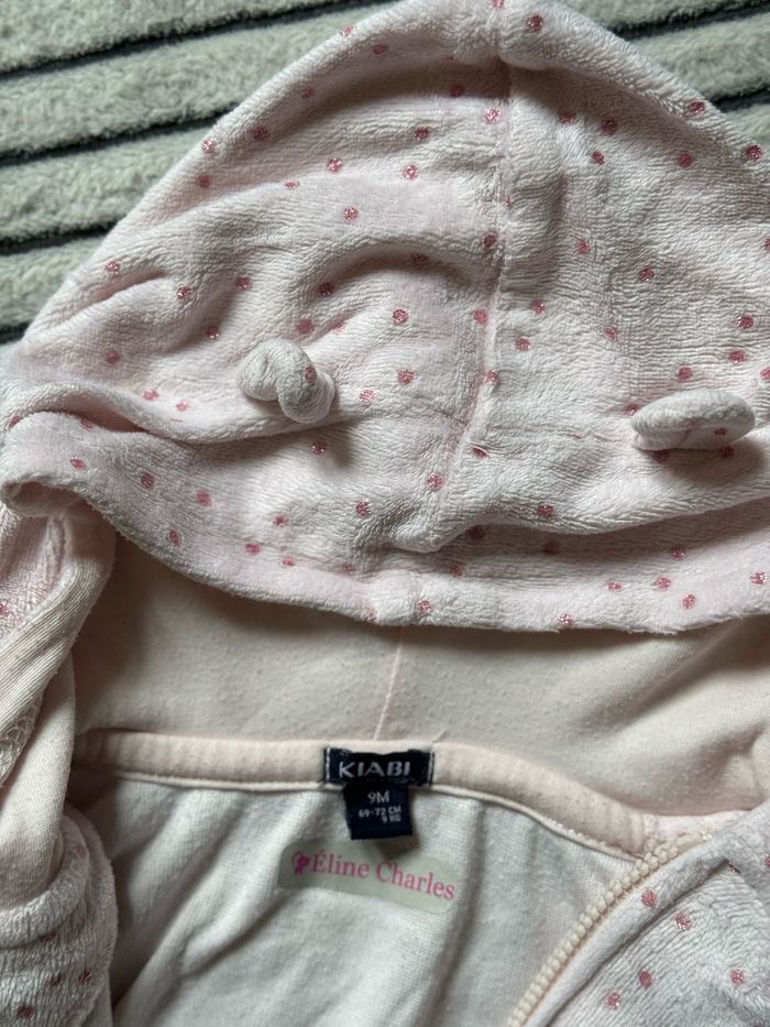 Gilet rose 9 mois - photo numéro 2