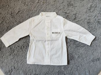 Chemise manches longues garçon 9 mois