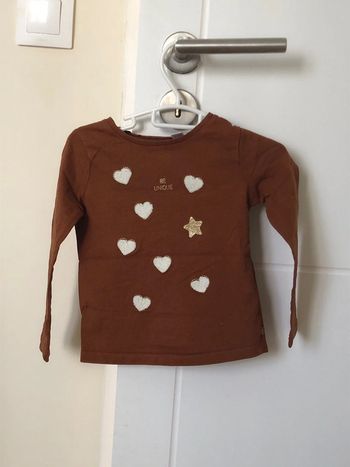 T shirt marron be unique