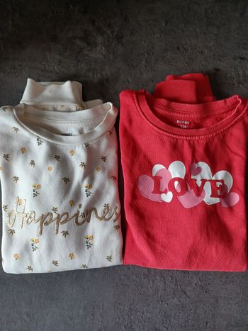 Lot de 2 sweats kiabi
