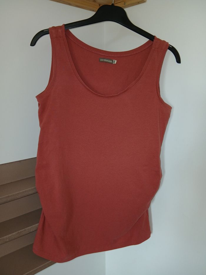 Débardeur grossesse rouge