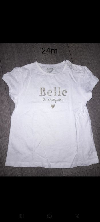Tee shirt fille