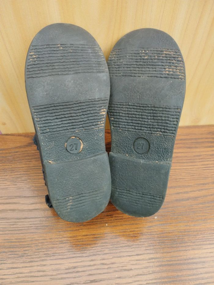 Bottines fille pointure 27 FPC bleu marine - photo numéro 6