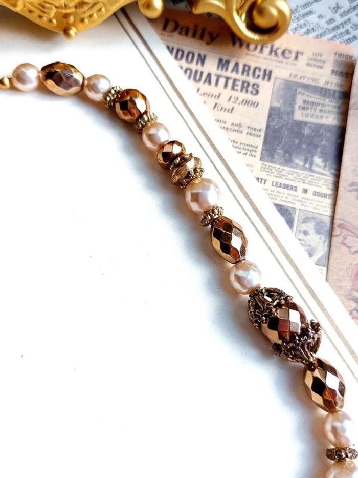 Magnifique collier de perles vintage - photo numéro 4