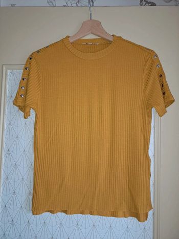 Haut femme jaune doux et fluide Jennyfer M ttbe