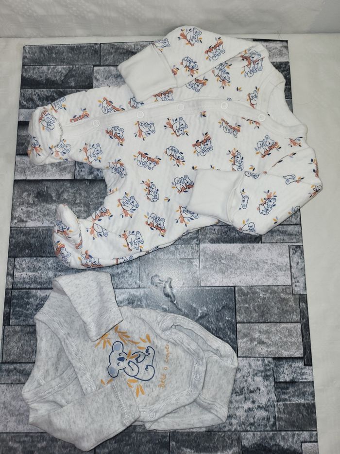 Ensemble bodie et pyjama 0 mois Gémo