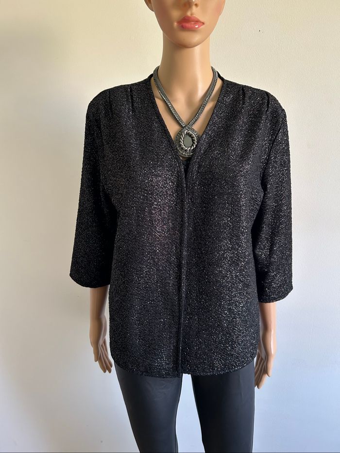 Veste légère pailletée ICHI taille L jamais portée