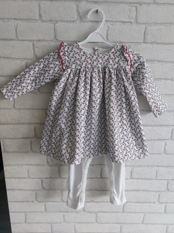 Robe collant intégré Petit Bateau taille 18 mois