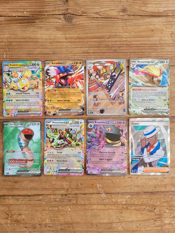 Vends 20 boosters pokemon ouverts et les 8 cartes que j ai trouvées à l intérieur - photo numéro 2