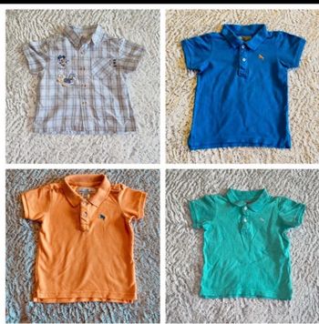 lot de 4 polos taille 18 mois