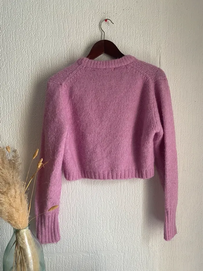 Pull sweat rose Zara taille s 36 - photo numéro 4