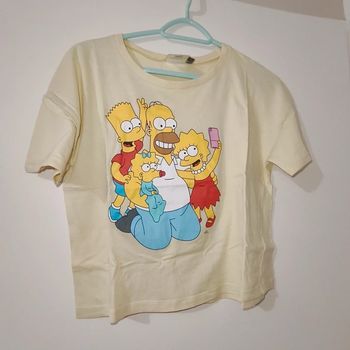 T-shirt Jaune – The Simpsons – Taille XS