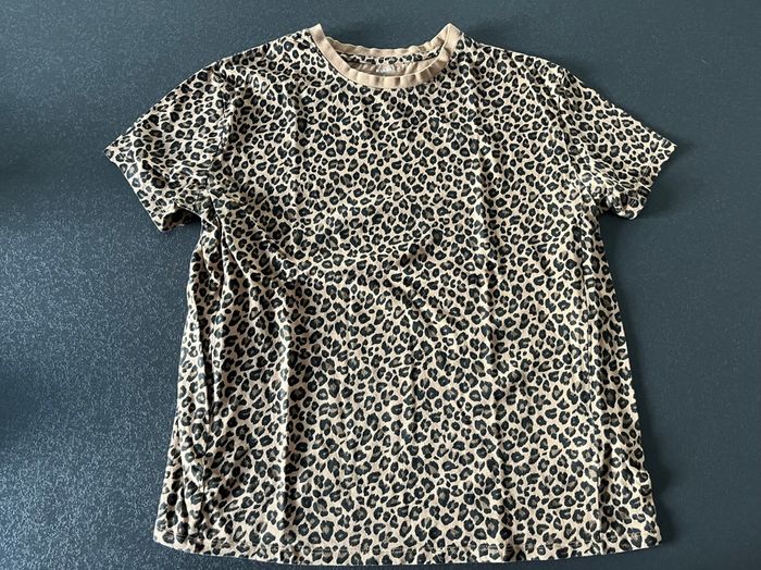 Tee shirt grossesse et allaitement léopard