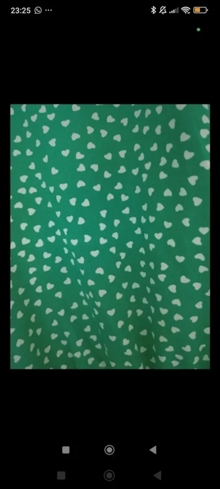 Robe longue verte à motifs coeurs Lili&Lala S - photo numéro 5
