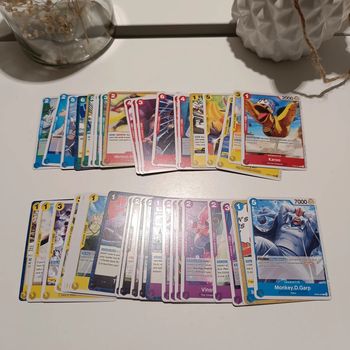 One piece lot de 46 cartes différentes