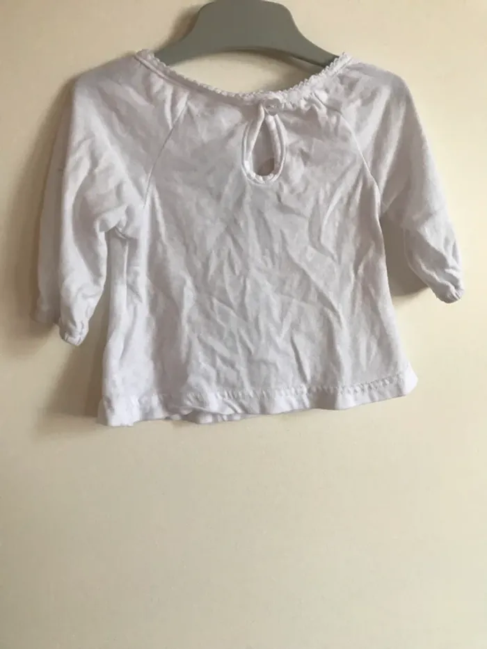 T shirt manches longues 6 mois neuf - photo numéro 2
