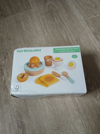 Jouet set petit déjeuner en bois vertbaudet