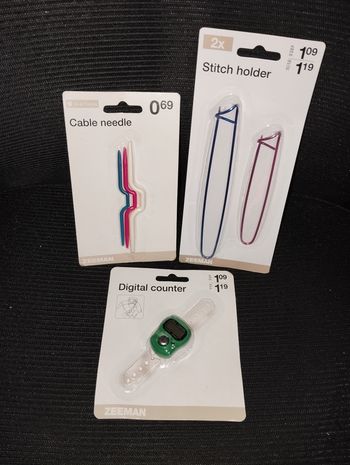* Lot utile au crochet ou au tricot Zeeman