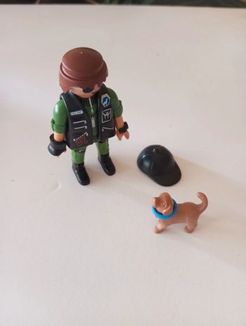 Playmobil policier maître chien