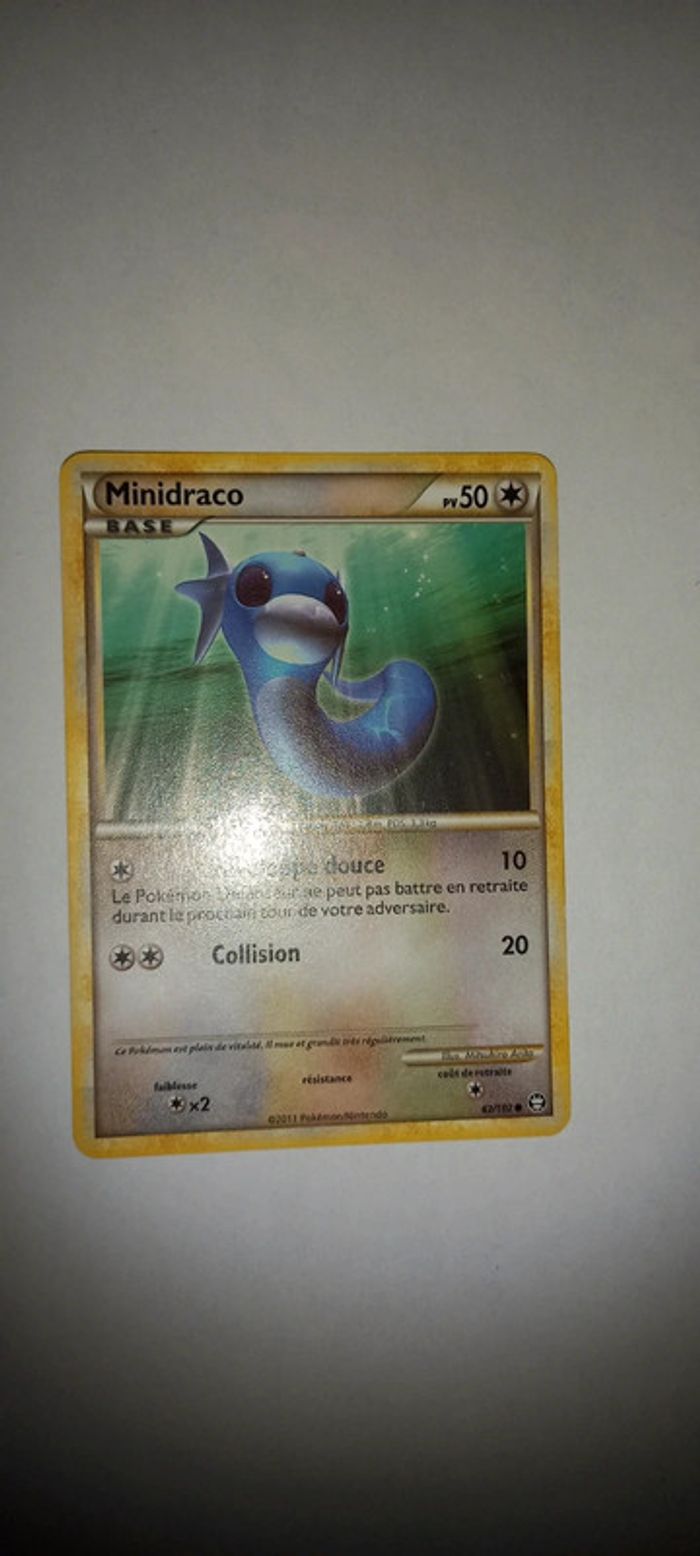 Carte pokémon minidraco