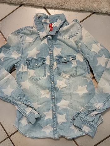 Chemise en jean taille XS (ou 14 ans)