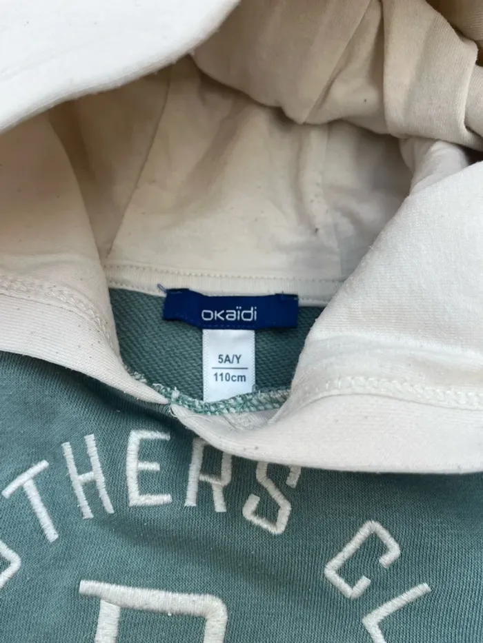 Sweat-shirt bi couleur taille 5 ans Okaïdi - photo numéro 3