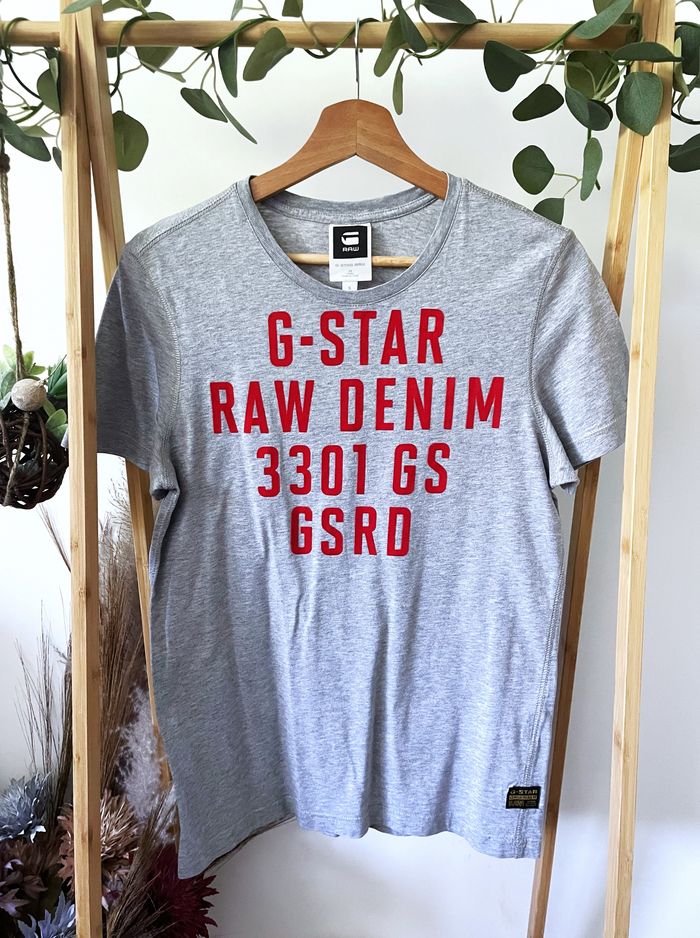 T-shirt G-Star Denim Gris S/36 - photo numéro 2