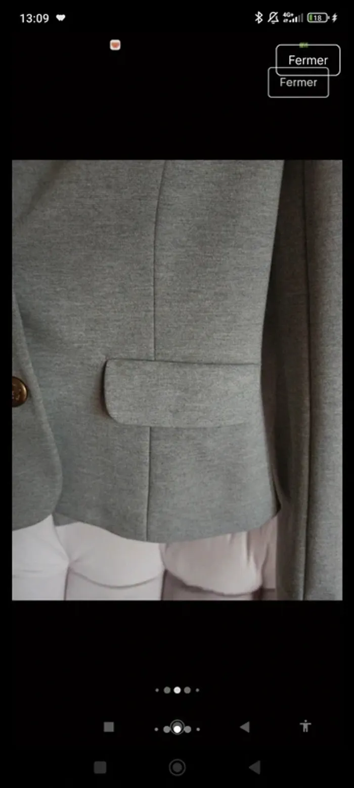 Veste grise écusson miss ça avant-première 12 ans - photo numéro 5