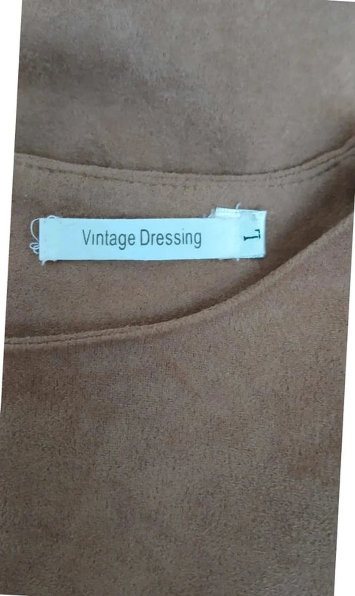 Robe suédine Vintage Dressing - photo numéro 6
