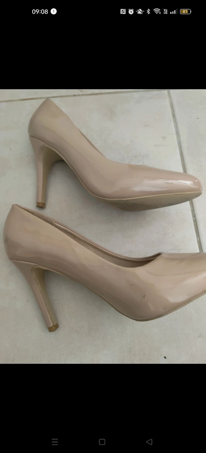 Escarpins beige 38 - photo numéro 6