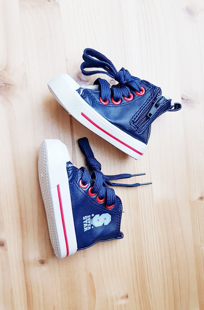 ❄ Baskets montantes fourrées - Marine - P18 ❄