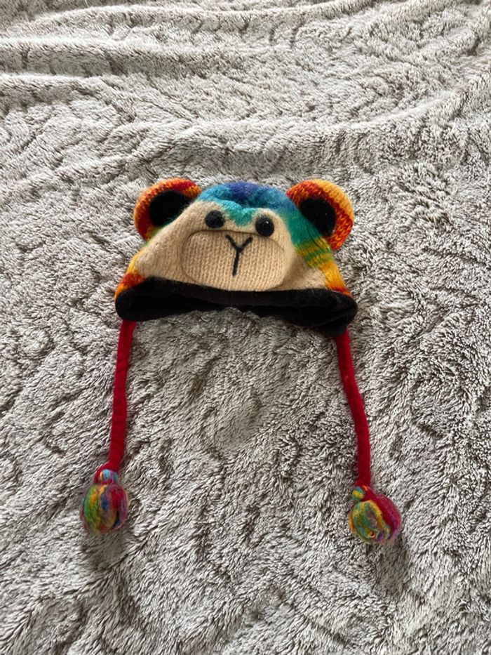 Bonnet singe rigolo chaud style péruvien kyber outerwear