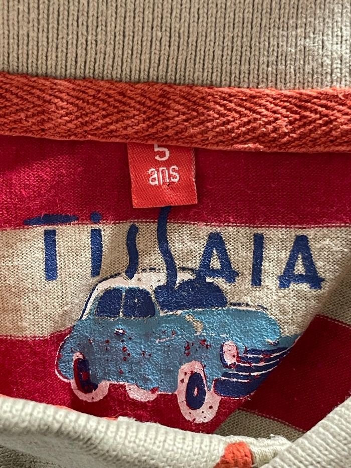 Tissaia - Polo à rayure - 5 ans - photo numéro 5