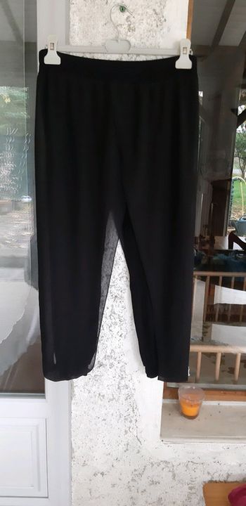 Legging voilage noir