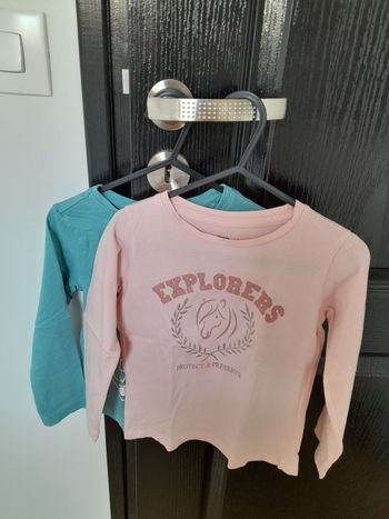 Lot T-shirt fille 4ans