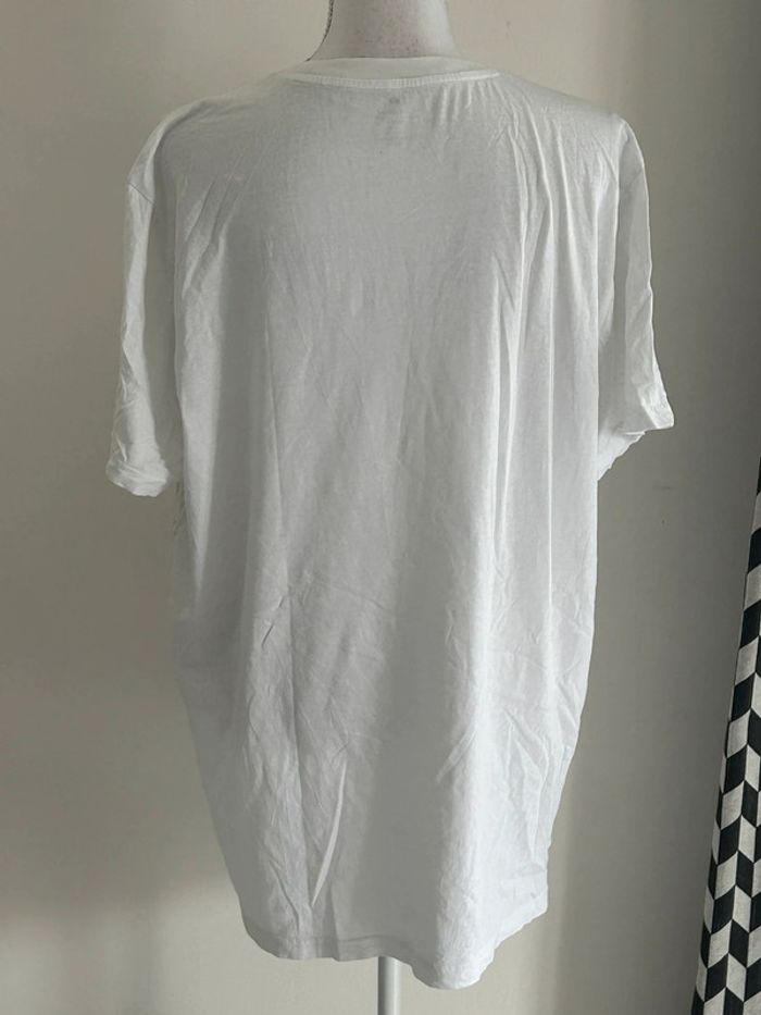 T-shirt blanc manches courtes H&M - Taille 42 - photo numéro 3