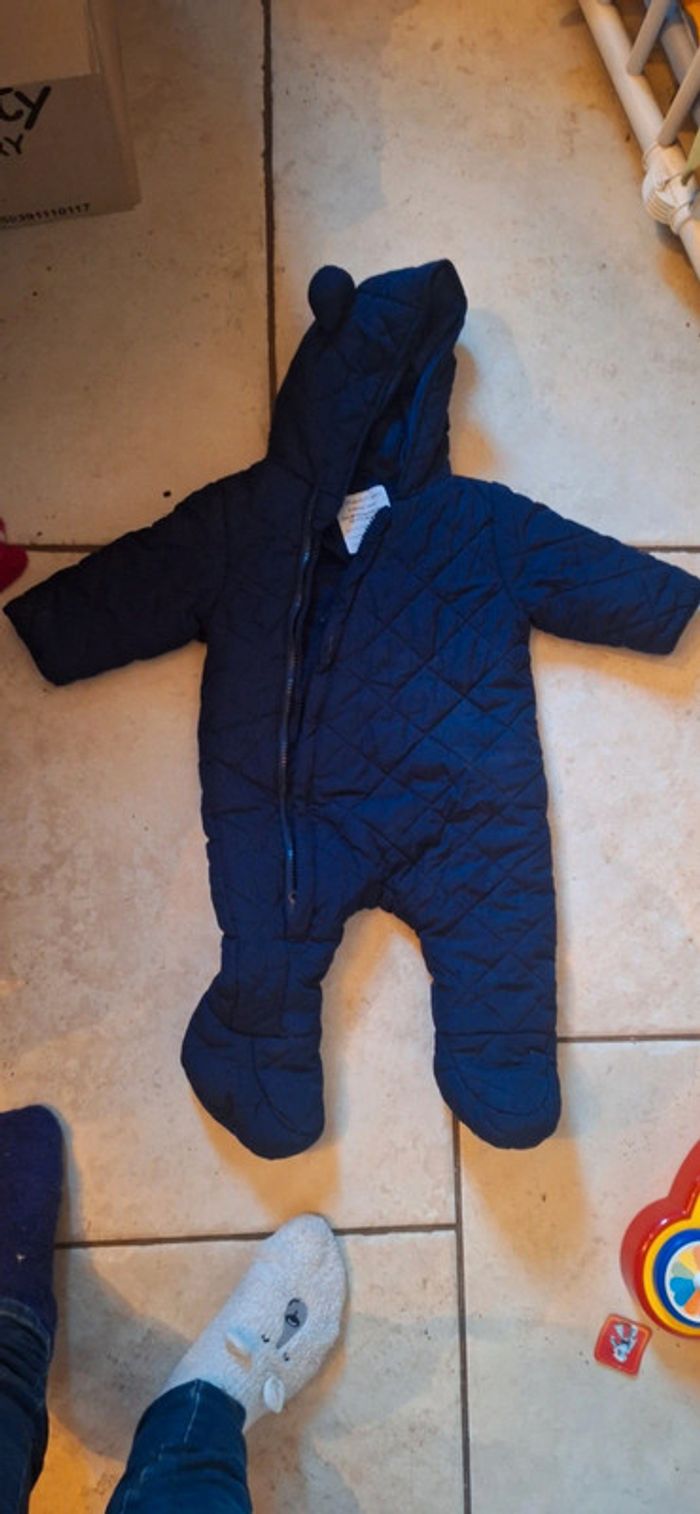 Combinaison bleu marine uni