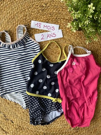 Lot maillots de bain 18 / 24 mois