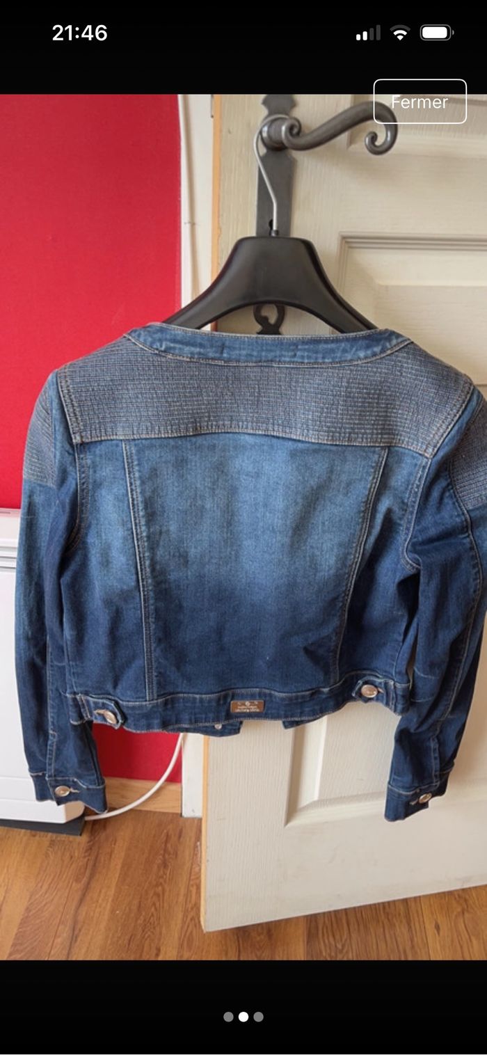 Veste en jean courte SÉPIA - photo numéro 2