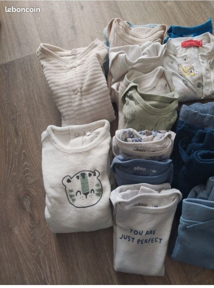 Lot de vêtements garçon 3 mois - photo numéro 2