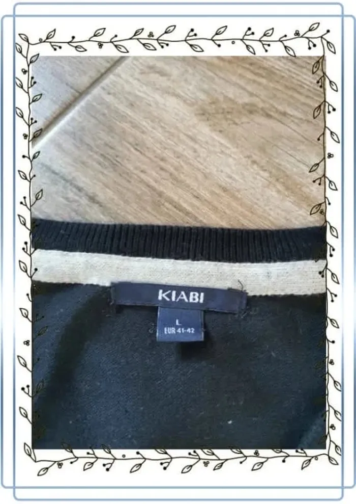 Pull fin Kiabi, taille L, très bon état, - photo numéro 2