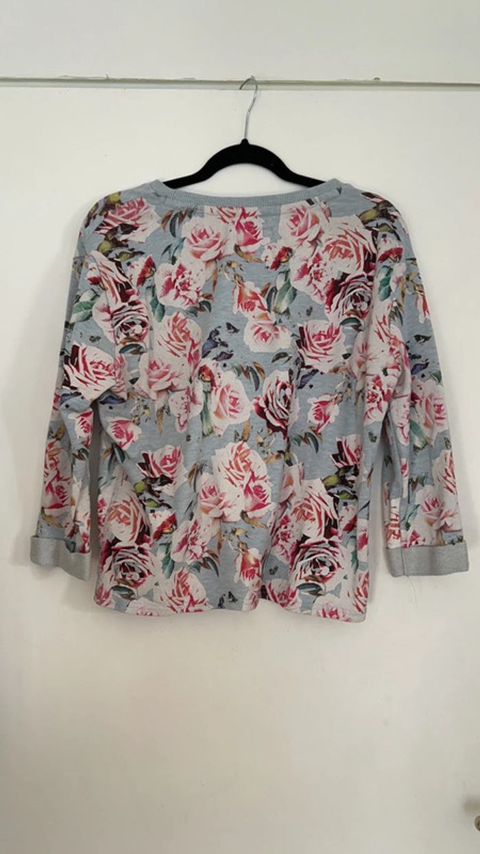 Sweat superdry motif rose taille S - photo numéro 2